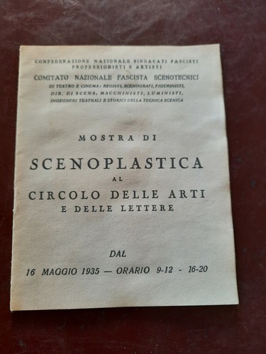 Futurismo opuscolo maggio 1935 - futurismo,