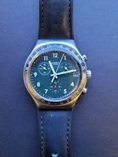 swatch vintage chrono acciaio cinturino nuovo