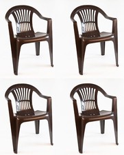 Set 4 sedie da giardino