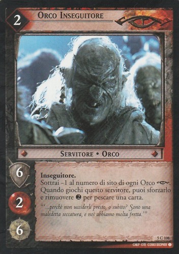 Signore degli anelli orco - degli,