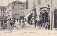 * DOMODOSSOLA - Via degli Osci e Piazza Castello, Due bambini con tuba e frac