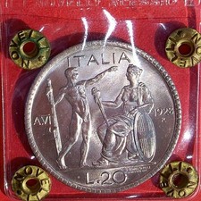 20 lire 1928 LITTORE Periziato
