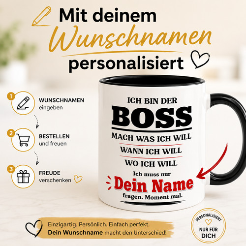 Tazza boss personalizzata con - personalizzata,