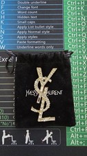 YSL YVES SAINT LAURENT PIN'S