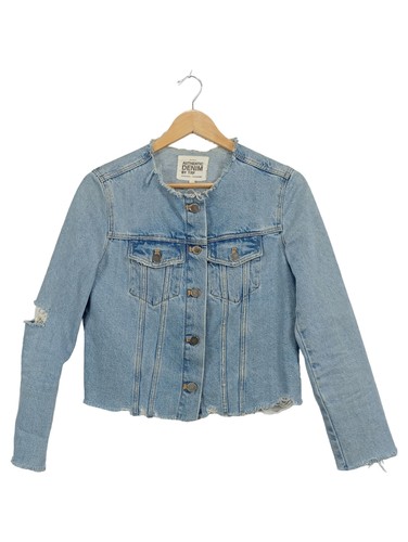 Zara giacca jeans donna blu - zara,