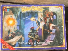 HEROQUEST - WIZARDS OF MORCAR - GIOCHI MB - IN SCATOLA - SU SPRUE - COMPLETO -INUTILIZZATO