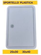 SPORTELLO IN ABS X CONTATORE ENEL ACQUA LUCE CON SERRATURA PLASTICA 20X30 30X40