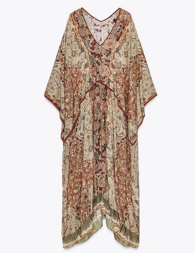 Abito caftano paisley - caftano,