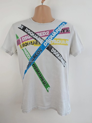 Shirt uomo dsquared2 stampa - t-shirt,