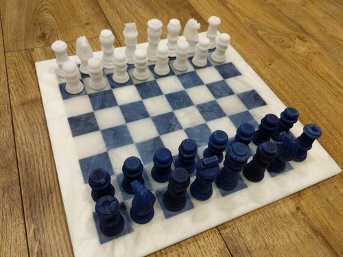Set scacchiera marmo - set,