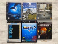 SONY PS2 3 Everblue 1 2 & Aquanaut's Holiday & Afrika & Tokyo Jungle & Minecraft