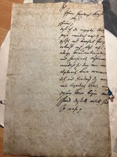 Manoscritto antico originale
