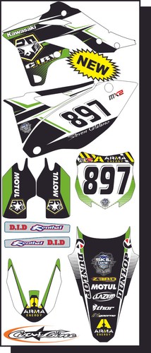 Kit grafica steve per - kit, kawasaki