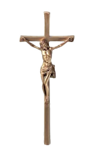 Grabkreuz aus bronze mit - aus,