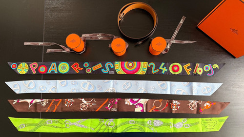Ceinture hermès réversible - ceinture,