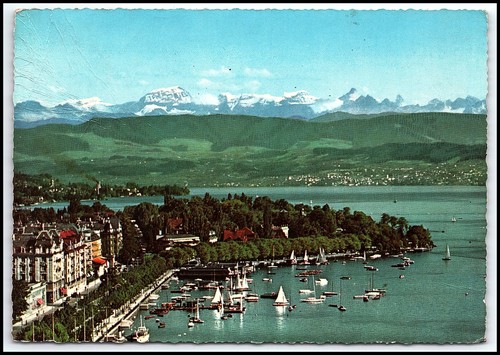 Cartolina epoca zurigo - cartolina, d'epoca