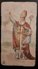 A2 ANTICO  Santino Holy Card  SAN GENNARO NAPOLI EDOZ. AR 2155