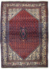 Mahal 150 × 107 cm Tappeto Persiano Annodato a Mano