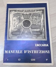 Manuale flipper Zaccaria TIME