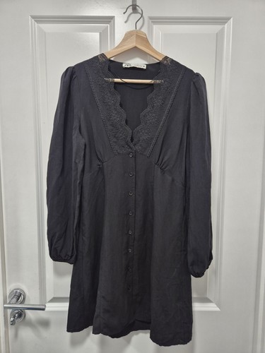 Abito zara nero - zara, pizzo