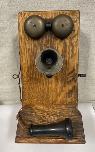 Antico telefono parete - antico,