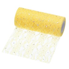 6" Nastro Tulle con Paillettes