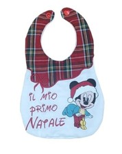 Bavetta natalizia con ricamo -