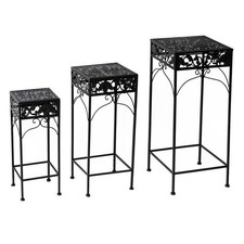 SET 3 PEZZI PIEDISTALLO PORTA