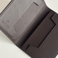 Rolex brown leather Cardholder