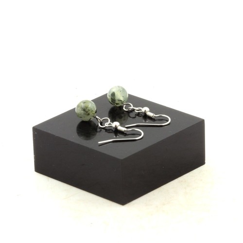 Orecchini perla prehnite - perla,
