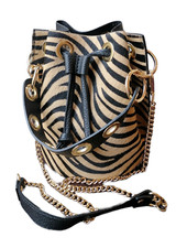 Borsa secchio vera pelle - vera,