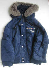 Giubbino Giacca a Vento-Benetton Bambino anni 4-TG XS-Invernale-con Cappuccio