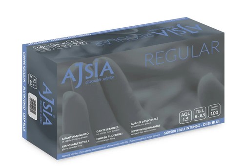 1000 guanti nitrile - blu, senza