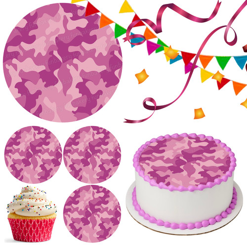 Cake topper mimetico - , militare