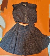 Completo Vera Pelle Renna Vintage 46 Sartoria Fontanelli