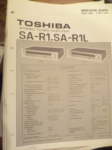 Toshiba sa r1l - toshiba, sa-r1,