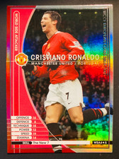 2004-05 Panini SEGA WCCF European Clubs Cristiano Ronaldo United scheda rifrattore