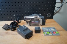 (F) Panasonic VDR-M50 DVD Videocamera 2 Batt Cavi Caricabatterie