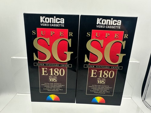 Videocassetta vhs vuota konica - videocassetta,