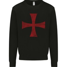 Cavalieri Templari Croce Vestito Felpa da Uomo Maglione