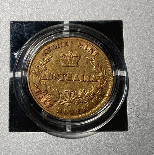 1864 australia mezza - 1864, sterlina