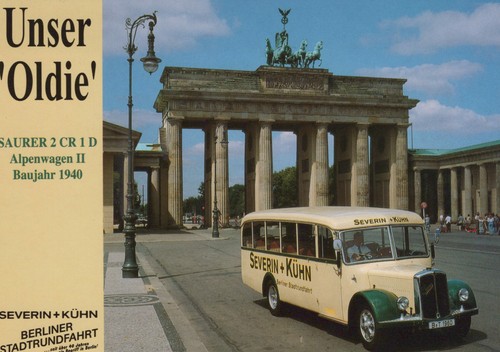 Cartolina berlino porta - porta, di