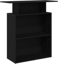 Scrivania reception nera