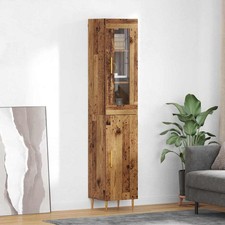 Credenza 2 pcs Legno vecchio