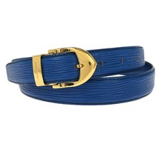 Cintura Louis Vuitton blu Epi