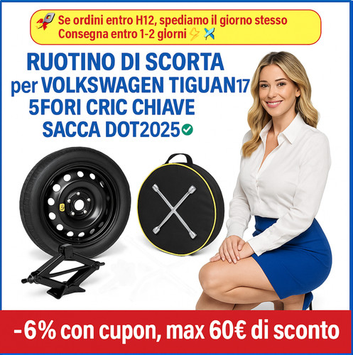 Ruotino scorta vw - ruotino, 17"