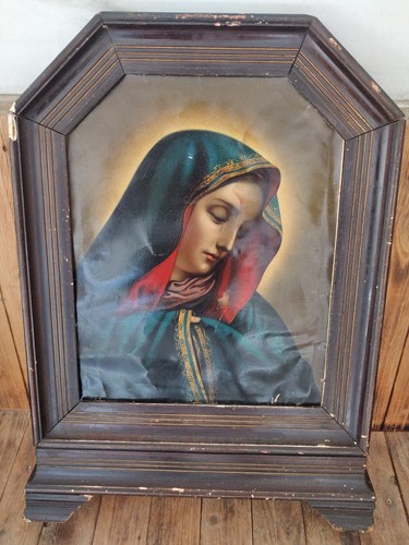Antico altarino legno - in,