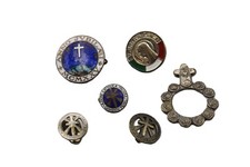 lotto distintivi religiosi giubileo rosario madonna smalti smaltati chiesa crist