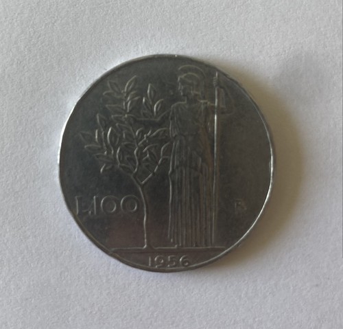 Moneta 100 lire - 100, del