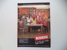advertising Pubblicità 1987 CUCINE SCAVOLINI e LORELLA CUCCARINI